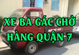 Xe ba gác chở hàng quận 7