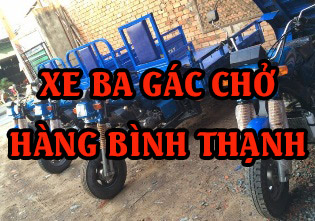 Xe ba gác chở hàng quận Bình Thạnh