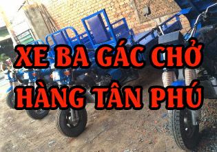 Xe ba gác chở hàng quận Tân Phú