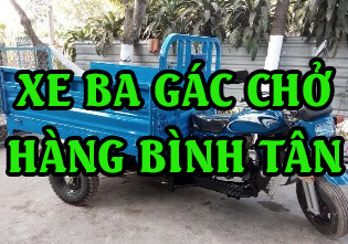 Xe ba gác chở hàng quận Bình Tân