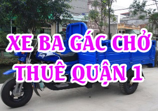 Xe ba gác chở thuê giá rẻ quận 1