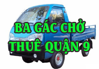 Xe ba gác chở thuê giá rẻ quận 9