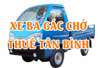 Xe ba gác chở thuê giá rẻ quận Tân Bình