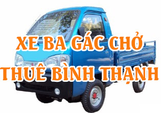 Xe ba gác chở thuê giá rẻ quận Bình Thạnh