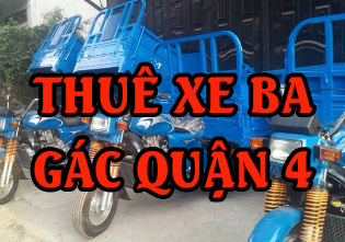 Thuê xe ba gác quận 4