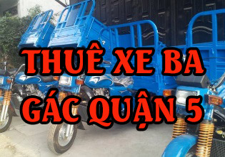 Thuê xe ba gác quận 5