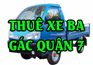 Thuê xe ba gác quận 7