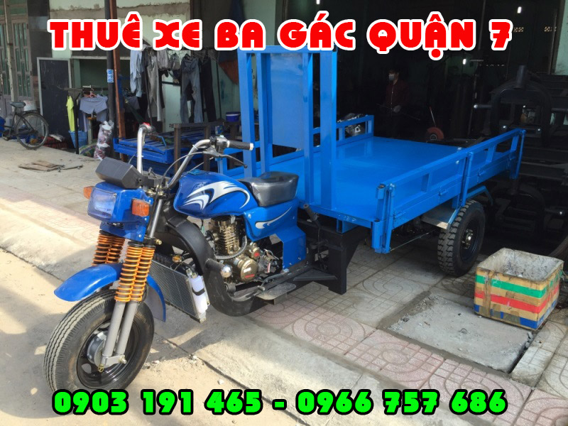 Thuê xe ba gác quận 7