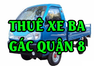 Thuê xe ba gác quận 8