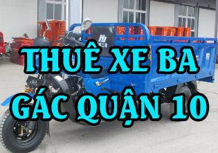 Thuê xe ba gác quận 10