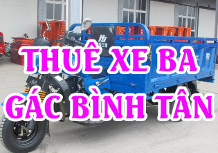 Thuê xe ba gác quận Bình Tân